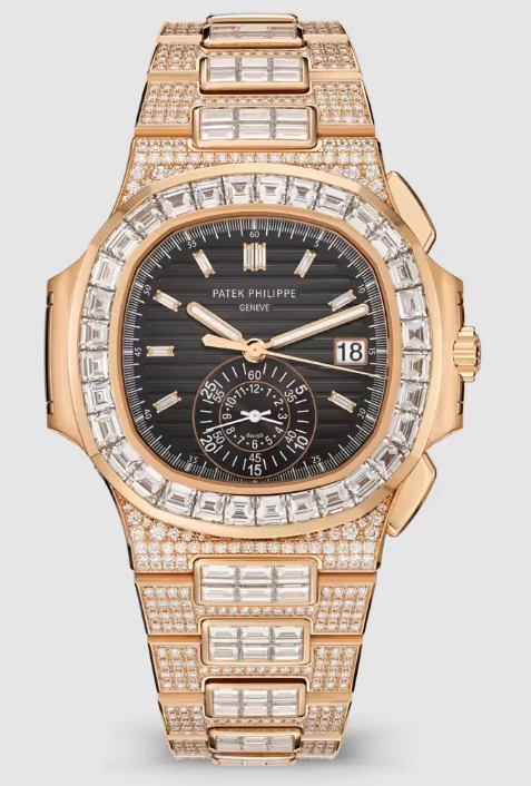 Patek Philippe Nautilus 5980 Rose Gold - Diamond 5980/1400R-011 Replica Watch